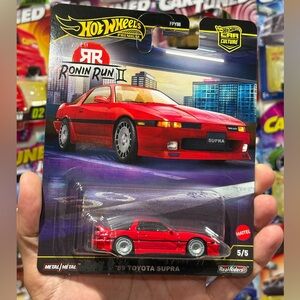 Hot wheels Premium’89 MK3 Toyota Supra diecast car